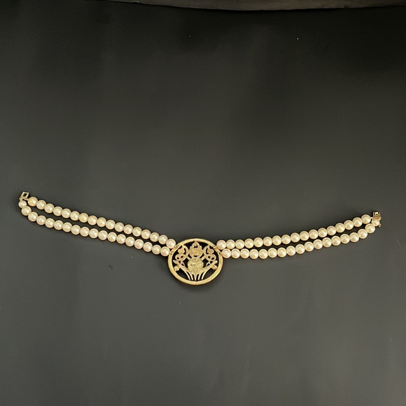 Vintage Richelieu Art Deco Revival Necklace & Earrings Set - Picture 13 of 16